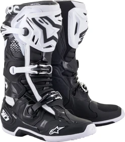 Alpinestars Tech 10 Motorradstiefel schwarz/weiß