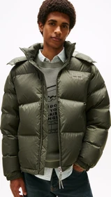 Tommy Hilfiger Alaska Puffer Ripstop Jacke pewter green (Herren)