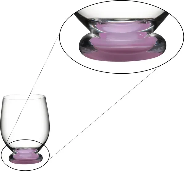 Riedel Fatto A Mano Trinkglas Becher Piccolo rosa