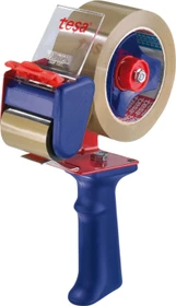 tesa tesapack Handabroller Economy blau/rot, 50mm/66m, 1 Stück