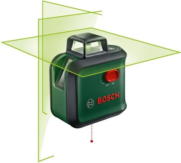 Bosch DIY AdvancedLevel 360 Batterie-Kreuzlaser inkl. Tasche