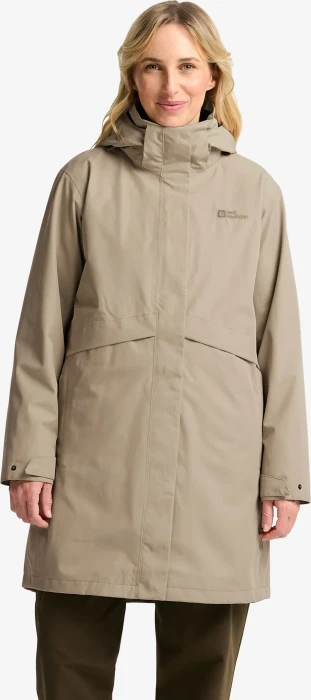 Jack Wolfskin Baylight 3in1 Funktionsmantel anis (Damen)