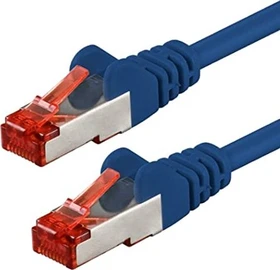 goobay Patchkabel, Cat6, S/FTP, RJ-45/RJ-45, 5m, blau