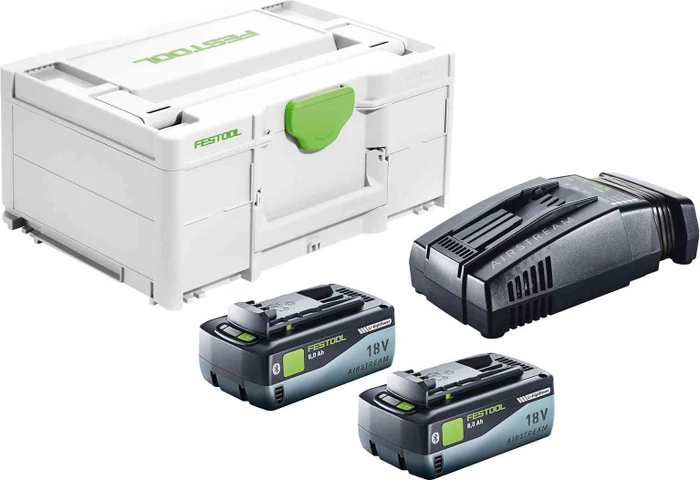 Festool Energie-Set Starterset 18V, 8.0Ah, Li-Ionen, 2 Akkus [16.0Ah] [288Wh]