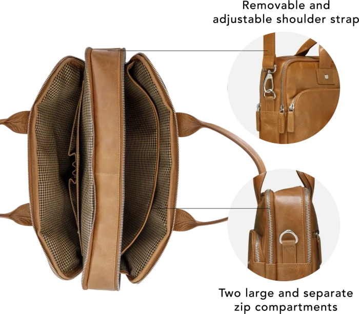 dbramante1928 Kronborg 16" Laptop-Tasche, Tan