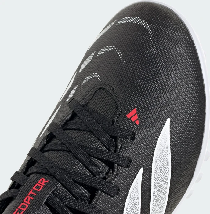 adidas Predator Club TF core black/cloud white/lucid red (Junior)
