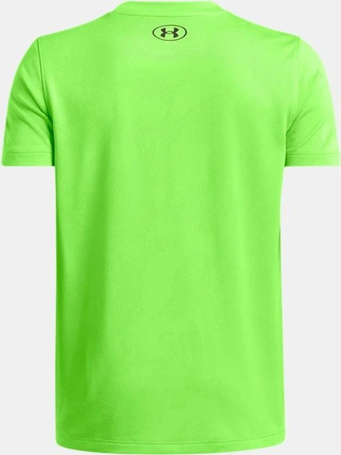 Under Armour Tech Vent Jacquard Funktionsshirt kurzarm cyber green/black (Junior)