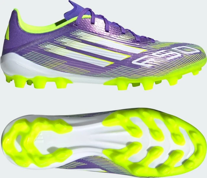 adidas F50 League AG purple rush/cloud white/lucid lemon