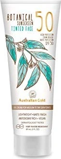 Australian Gold Botanical Sonnenschutz Tinted Face Lotion medium LSF50, 89ml
