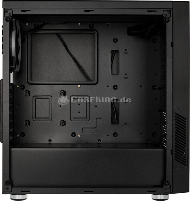 Antec NX300, schwarz, Glasfenster
