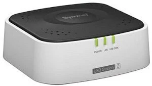 Synology USB Station 2, 128MB RAM, 1x RJ-45 1000Base-T, 2x USB-A 2.0