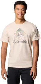 Columbia Rapid Ridge mit Print T-Shirt kurzarm dark stone/heavenly stacked gem (Herren)