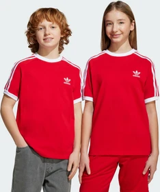adidas 3-Streifen T-Shirt kurzarm better scarlet (Junior)