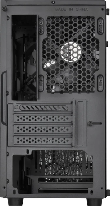 SilverStone Precision PS15, schwarz, Lüfter LED RGB, Glasfenster
