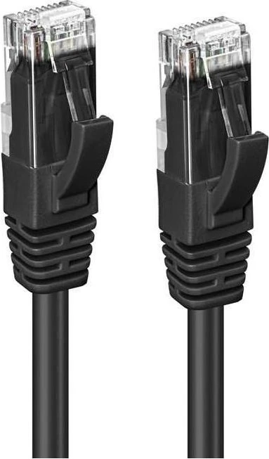MicroConnect Patchkabel, Cat6, U/UTP, RJ-45/RJ-45, 1.5m, schwarz