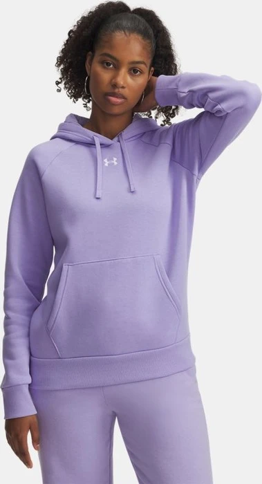 Under Armour Rival+ Fleece Hoodie transparent/weiß (Damen)