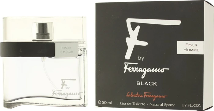 Salvatore Ferragamo F By Ferragamo Black Pour Homme Eau de Toilette, 50ml