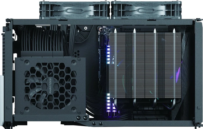 Phanteks Evolv Shift XT, silber, Mini-ITX