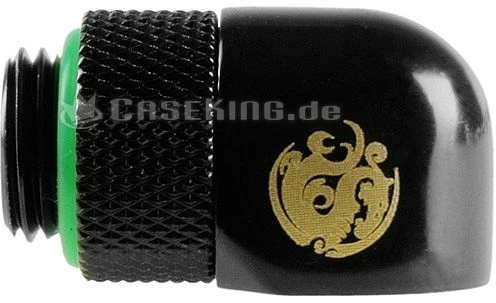 Bitspower Winkel G1/4" auf G1/4" drehbar matt schwarz