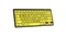 LogicKeyboard LargePrint Mini PC, Black on Yellow, Bluetooth, DE Vorschaubild