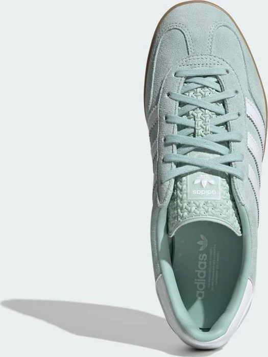 adidas Gazelle Indoor ash green/cloud white/gum