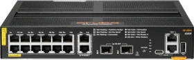 HPE Aruba CX 6200F Series Rackmount Gigabit Managed Switch, 12x RJ-45, 2x RJ-45/SFP+, 139W PoE+ (R8Q72A)