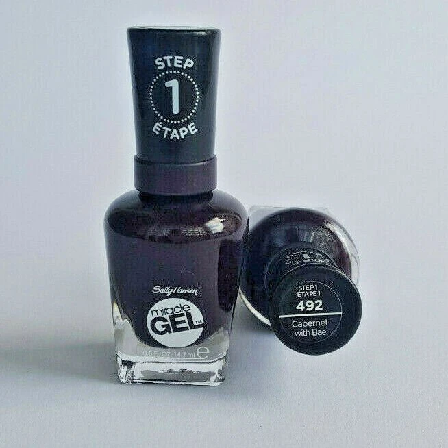 Sally Hansen Miracle Gel Nagellack 492 cabernet with bae, 14.7ml