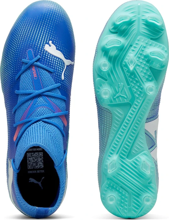 Puma Future 7 Match FG/AG bluemazing/puma white/electric peppermint (Damen)