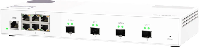 QNAP QSW-M2100 Desktop 2.5G Smart Switch, 6x RJ-45, 4x SFP+