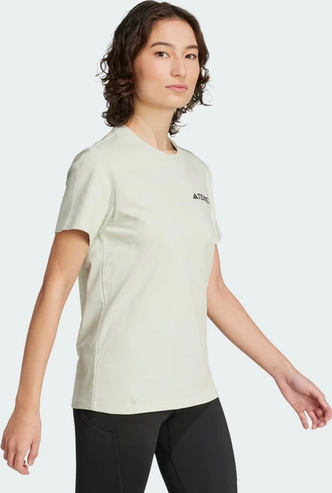 adidas Terrex Graphic T-Shirt kurzarm linen green (Damen)