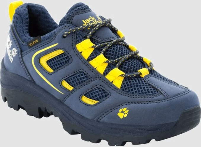 Jack Wolfskin Vojo Texapore Low blau/gelb (Junior)