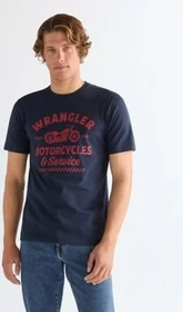 Wrangler Americana T-Shirt kurzarm navy (Herren)