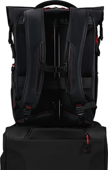 Samsonite Paradiver Light, Rolltop Backpack L, 17.3" Notebook-Rucksack, 49cm, 25/35l, erweiterbar, schwarz