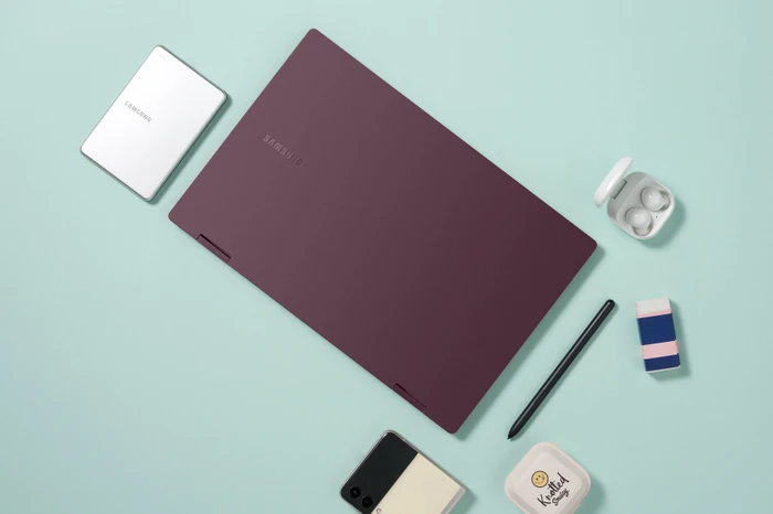 Samsung Galaxy Book2 Pro 360 13, Burgundy, Core i5-1240P, 8GB RAM, 256GB SSD, DE
