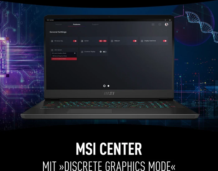 MSI Vector GP76 12UH-403, Core Black, Core i7-12700H, 16GB RAM, 1TB SSD, GeForce RTX 3080, DE