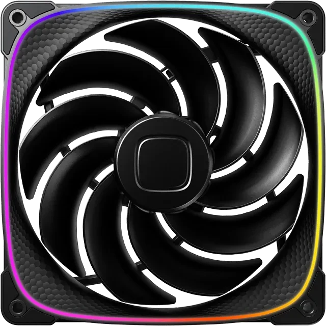 Geometric Future Squama 2503R-14W, reverse, schwarz, 140mm, 3er-Pack