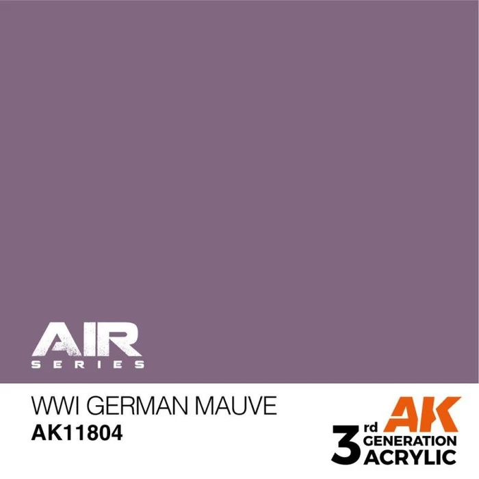 AK-Interactive 3rd Gen Acrylic Colors Air Series WWI german mauve, 17ml