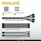 EZDIY-FAB 12VHPWR Cable Kit, 1x 24-Pin, 2x 4/8-Pin ATX, 1x 12VHPWR/4x 8-Pin PCIe, 16AWG, schwarz/grau Vorschaubild