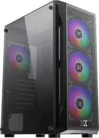 Xigmatek Gaming X, schwarz, Glasfenster (EN46621)