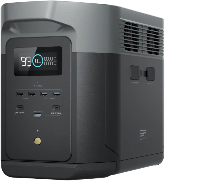 EcoFlow DELTA 2 Max Power Station Solargenerator, 2048Wh