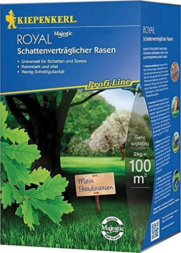 Kiepenkerl Profi-Line Royal Schatten-Rasen Saatgut, 2kg