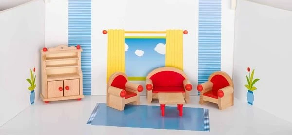 Goki Puppenmöbel Wohnzimmer (51952)