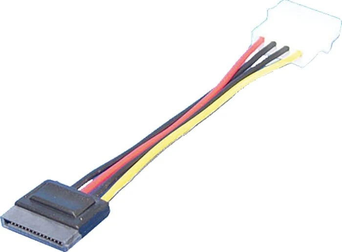 LogiLink SATA-Stromadapter 4-Pin [IDE] auf 15-Pin [SATA] 15cm