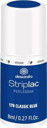 Alessandro StripLac Peel Or Soak Nagellack 178 classic blue, 8ml