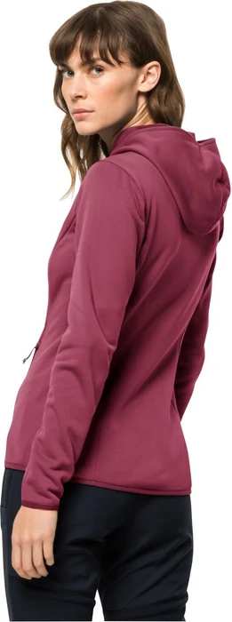 Jack Wolfskin Baiselberg Hoody FZ Jacke sangria red (Damen)