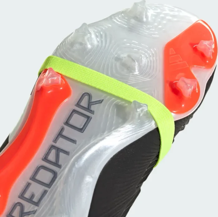 adidas Predator Elite Fold-Over Tongue FG core black/cloud white/solar red (Junior)