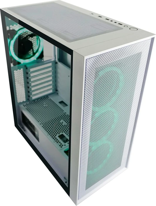 LC-Power Gaming 802W White_Wanderer_X, weiß, Glasfenster