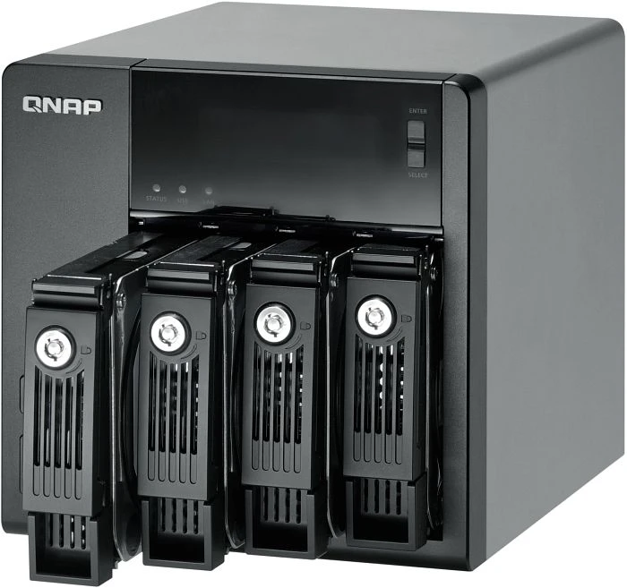 QNAP Turbo Station TS-470 Pro, 2GB RAM, 2x RJ-45 1000Base-T, 2x USB-A 3.0