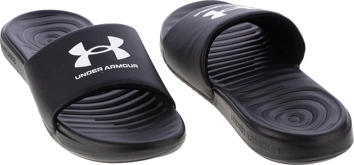 Under Armour Ansa Fixed Slides schwarz/weiß (Herren)