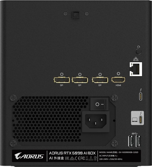 GIGABYTE AORUS RTX 5090 AI BOX, GeForce RTX 5090